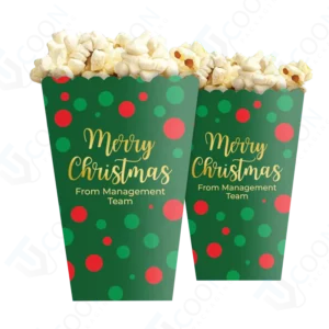 Custom Christmas Popcorn Boxes