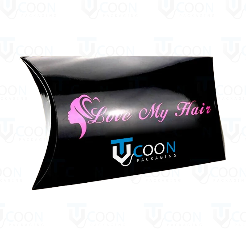 printed hair extension packaging boxe
