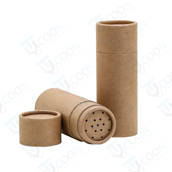 Printed paper tube for spice box