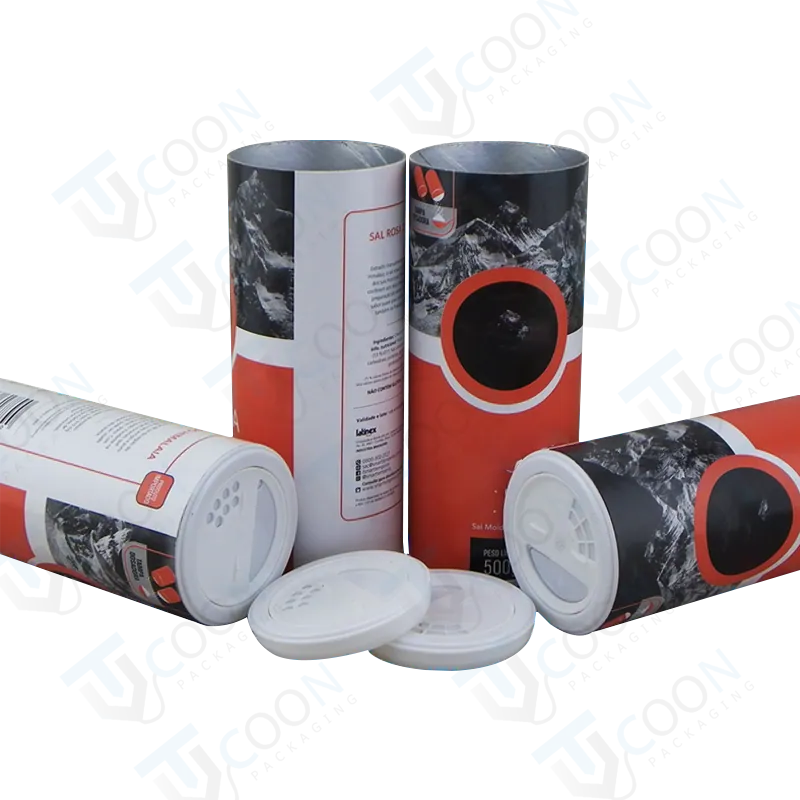 Printed paper tube for spice packaging