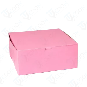 Premium Pink Automatic Cake Boxes