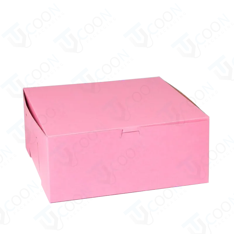 Premium Pink Automatic Cake Boxes
