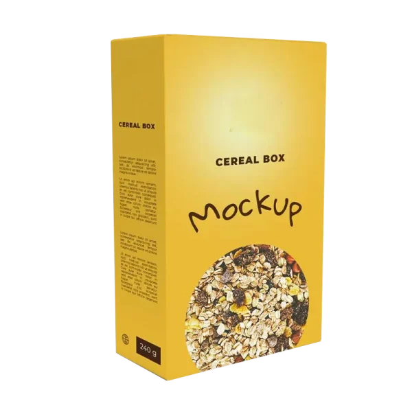 cereal packaging mockupS