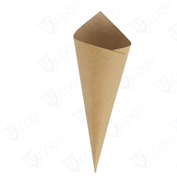 custom kraft paper cones