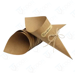 kraft paper cones