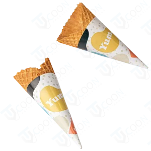 paper mache ice cream cones