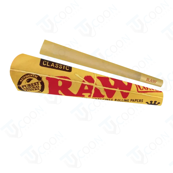 raw paper cones