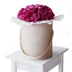 round floral boxes