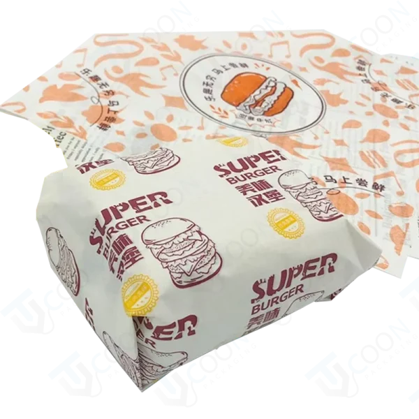 Wrap burger paper wholesale