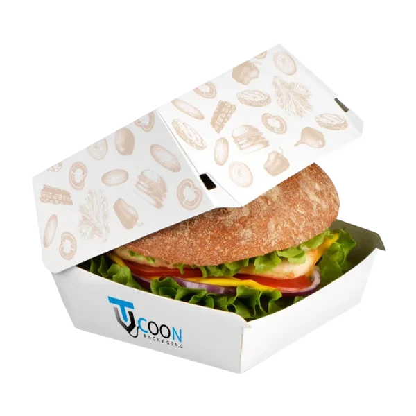 custom Paper burger boxes