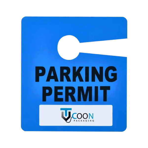 parking permits hang tags