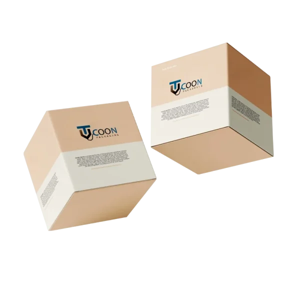 branded square boxes