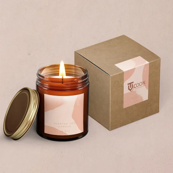 Brown Candle Packaging