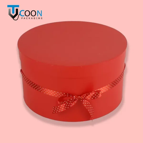 Empty Round Gift Box with Lids