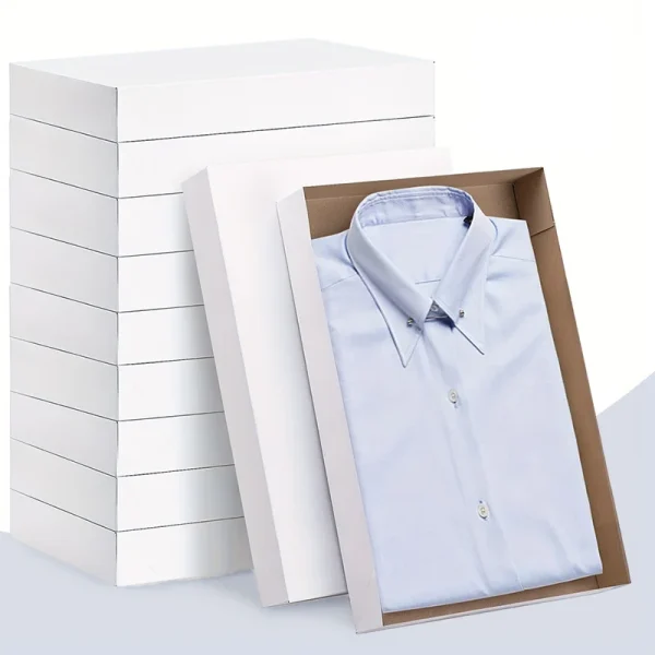 White Apparel Boxes