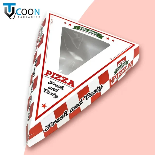 slice pizza box with windows