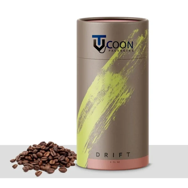 Cardboard Tube Packaging for coffee