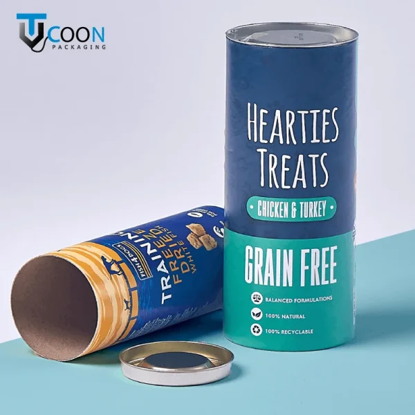 Pet food tube Packaging