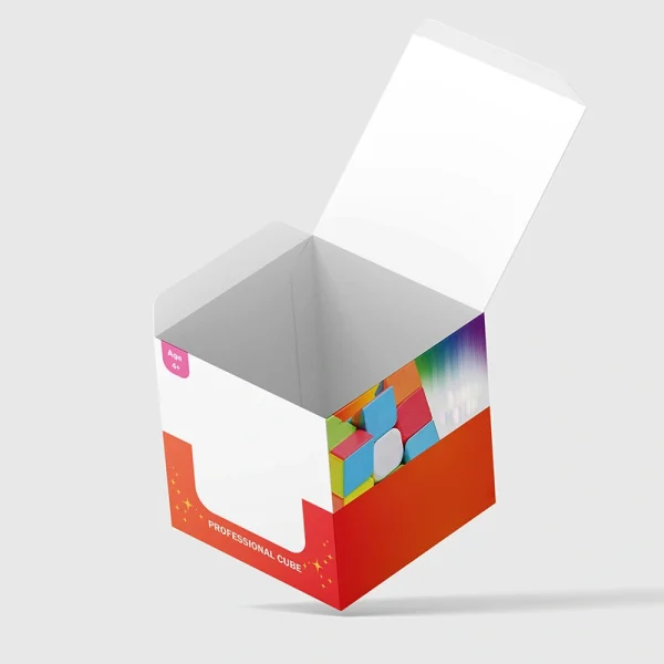 cube shape folding box