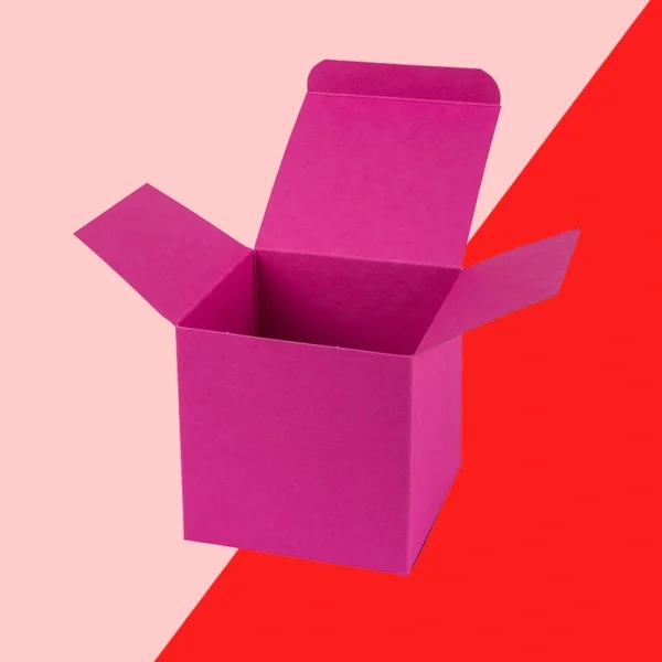 cube shape folding boxes