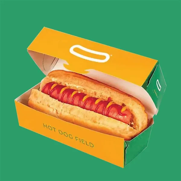 Hot Dog Clamshell Box