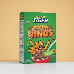 green cereal boxes