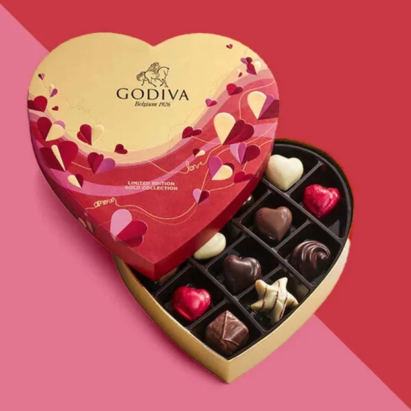 heart chocolate box