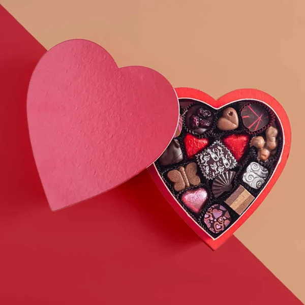 heart chocolate boxes