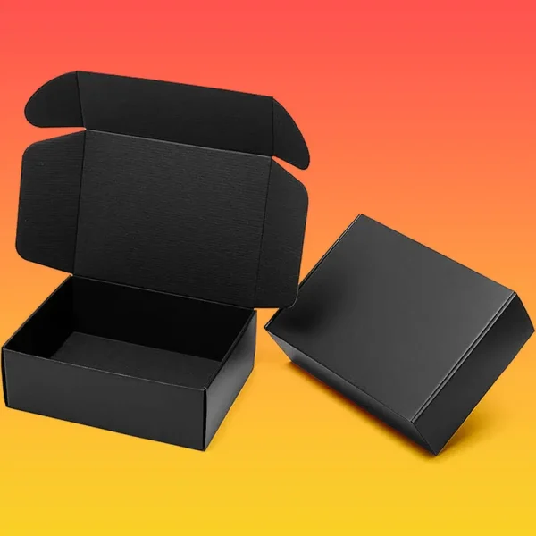 Black Cardboard Boxes