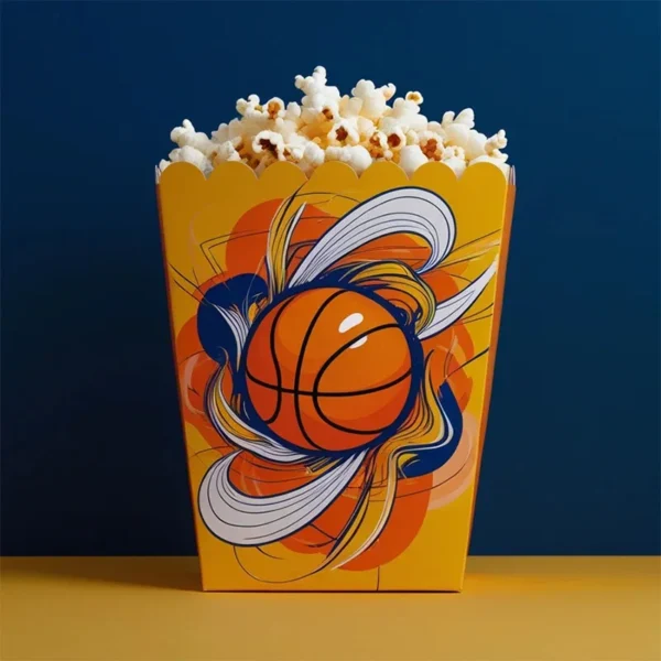 Basketball Popcorn Box