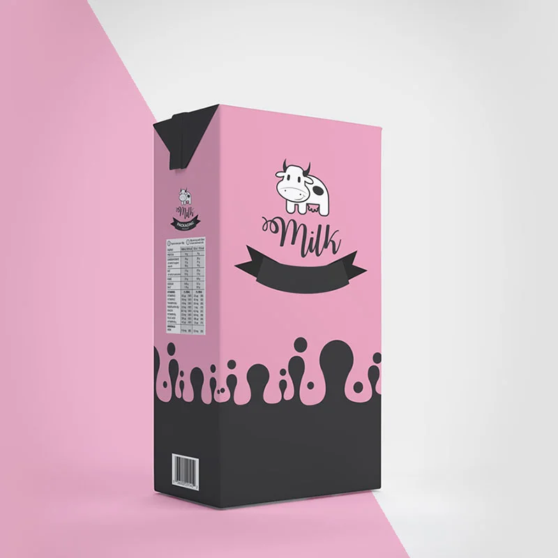 Custom Chocolate Milk Boxes