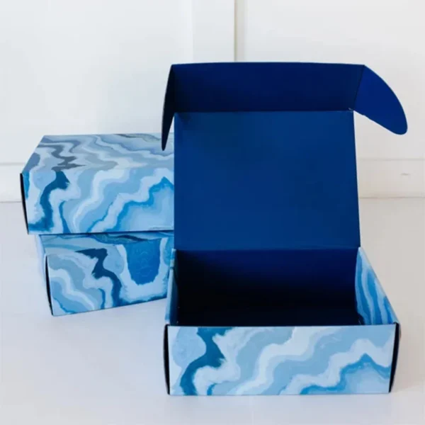 Blue Mailer Box