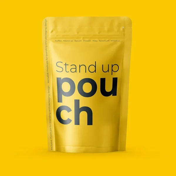 Color Backed Stand Up Pouch
