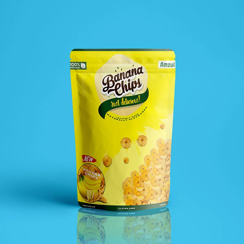 Color Backed Stand Up Pouches