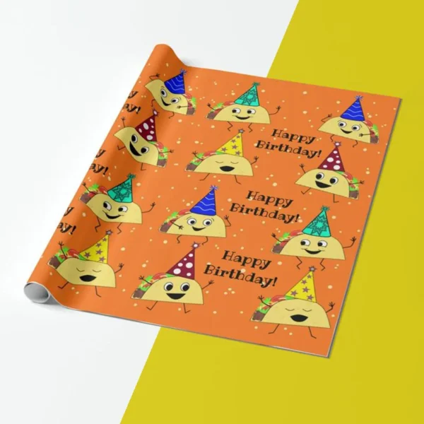 Custom Tacos Wrapping Paper
