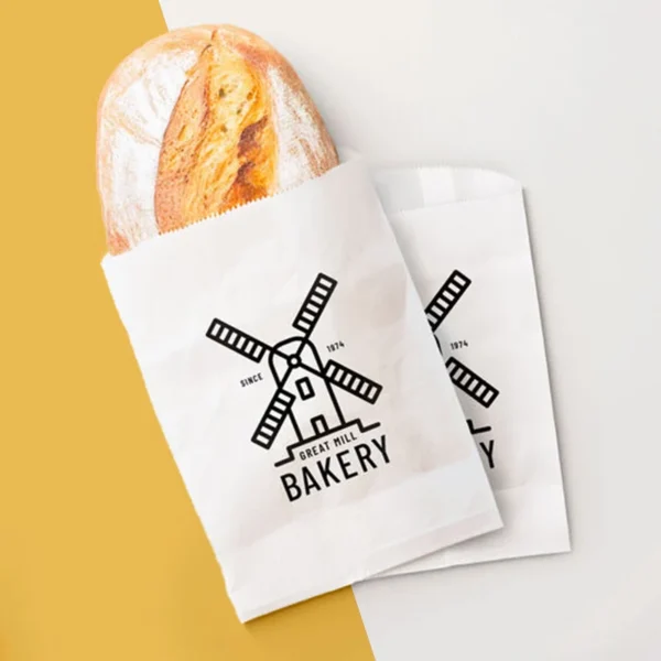 Custom Bread Paper Bags - Image 2