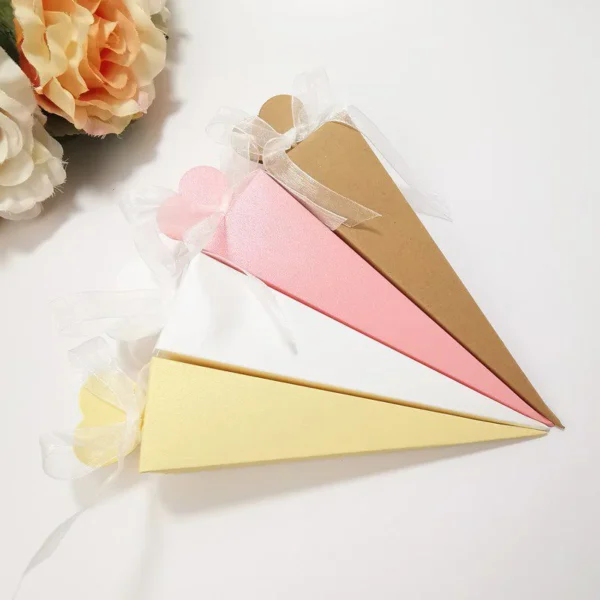 Cone Shaped Favors Boxes