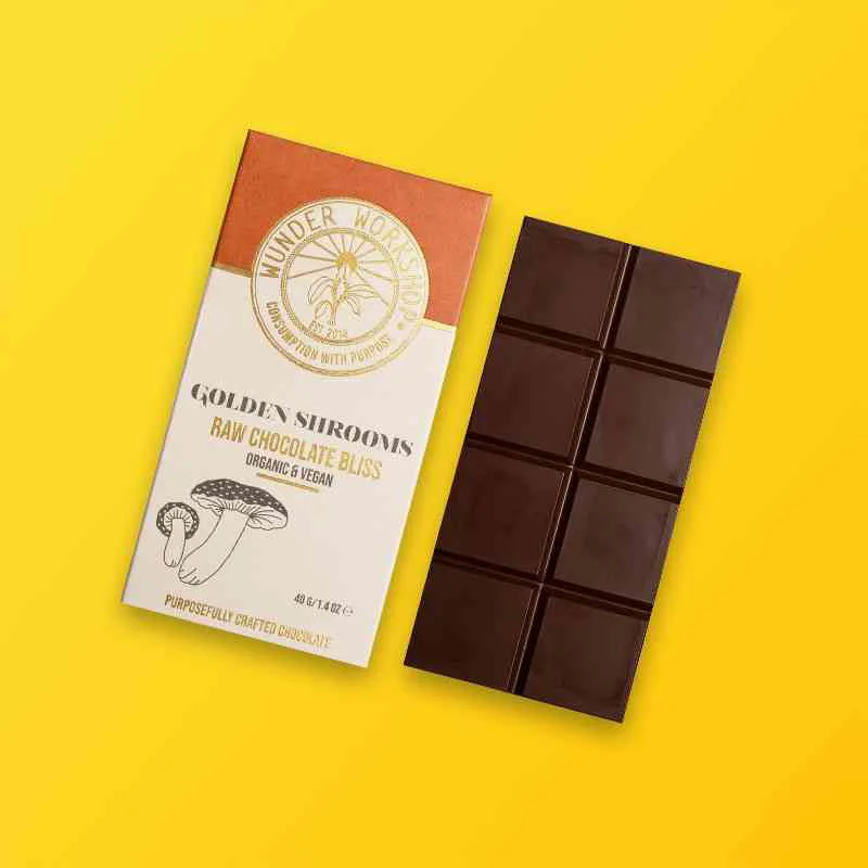 Mushrooms Chocolate Bar Packaging