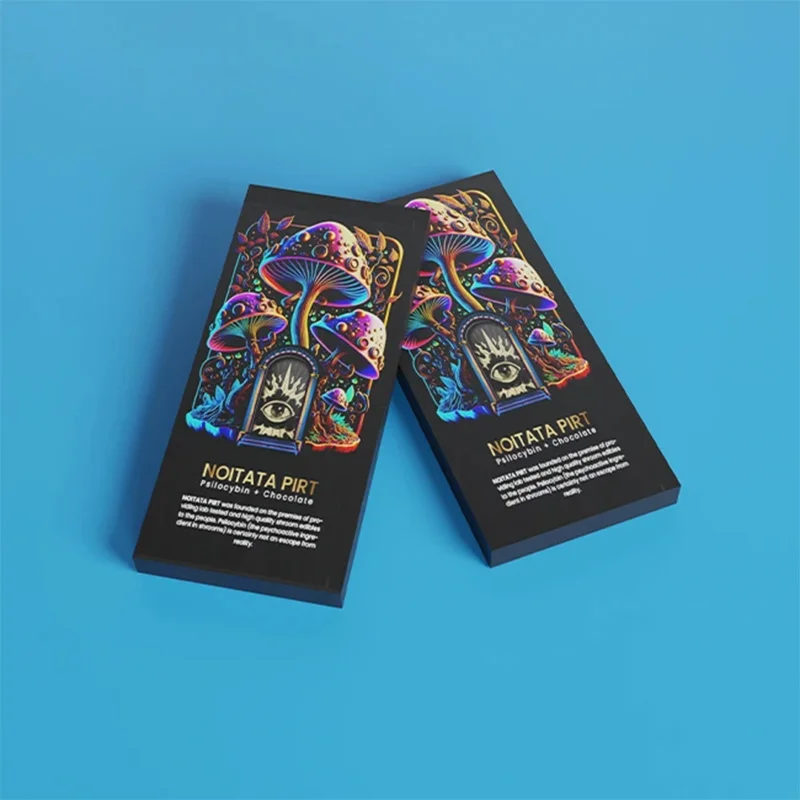 Psychedelic Mushroom Chocolate Bar Boxes
