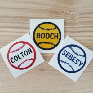 Custom Bat Knob Stickers