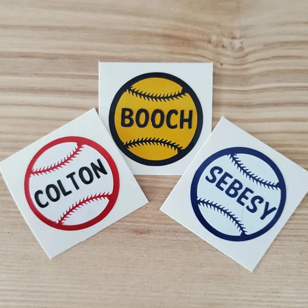 Custom Bat Knob Stickers
